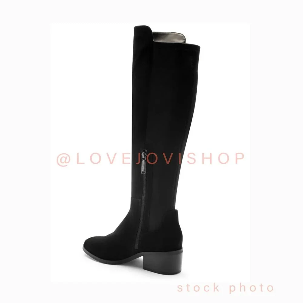 Boots | Blondo Black Suede Over-the-Knee Waterproof | Classic Minimalist Flats 9